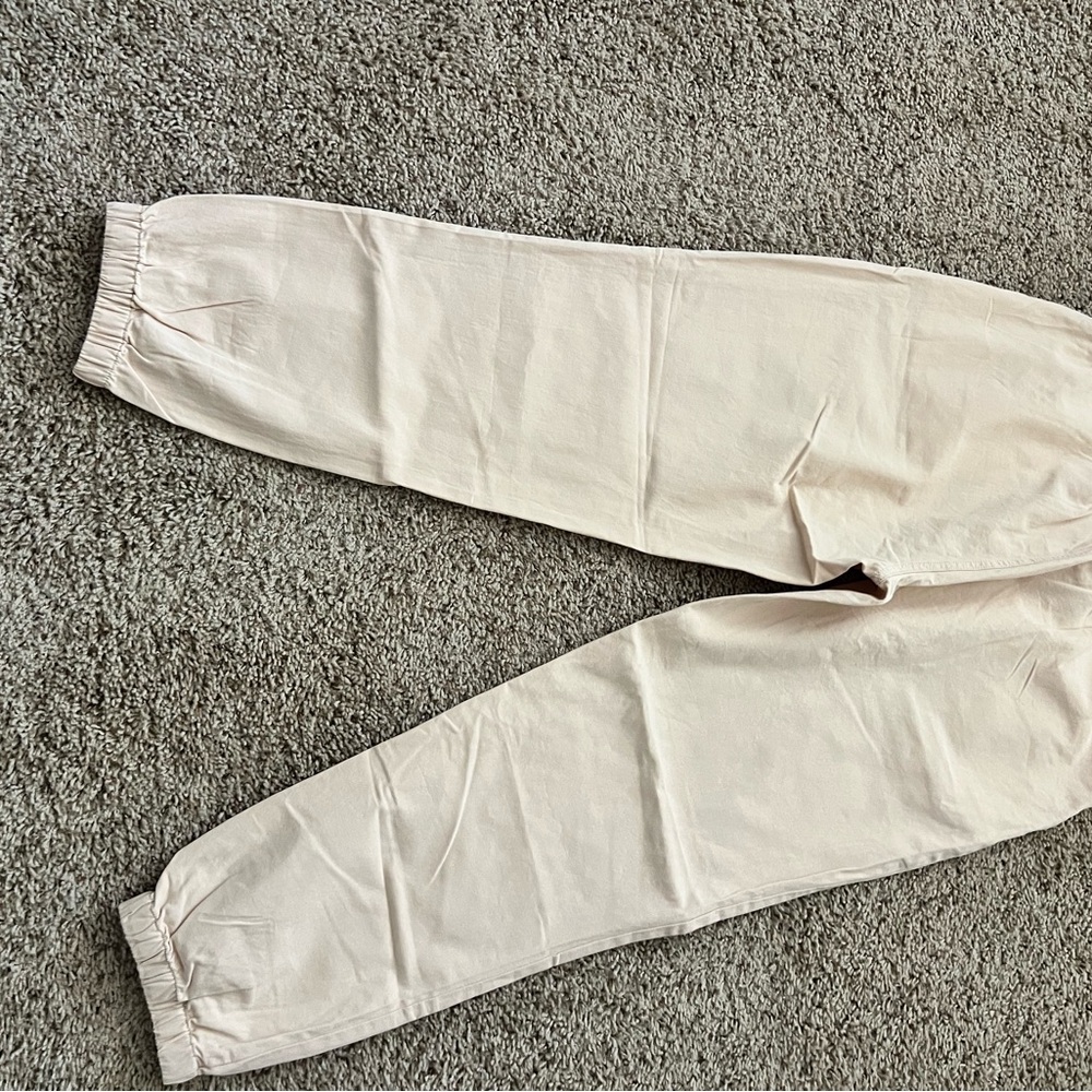 Flamingo Women's Jogger Pants-Cream